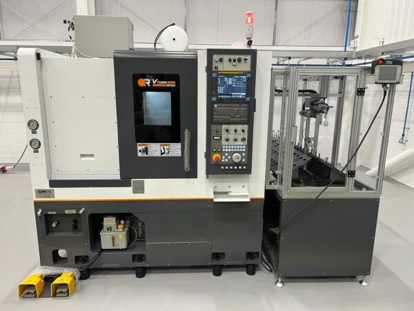 Lathes (CNC and Manual)/Vturn NP20CM Horizontal Turning Lathe with Easyway Robot and Pallet Loader